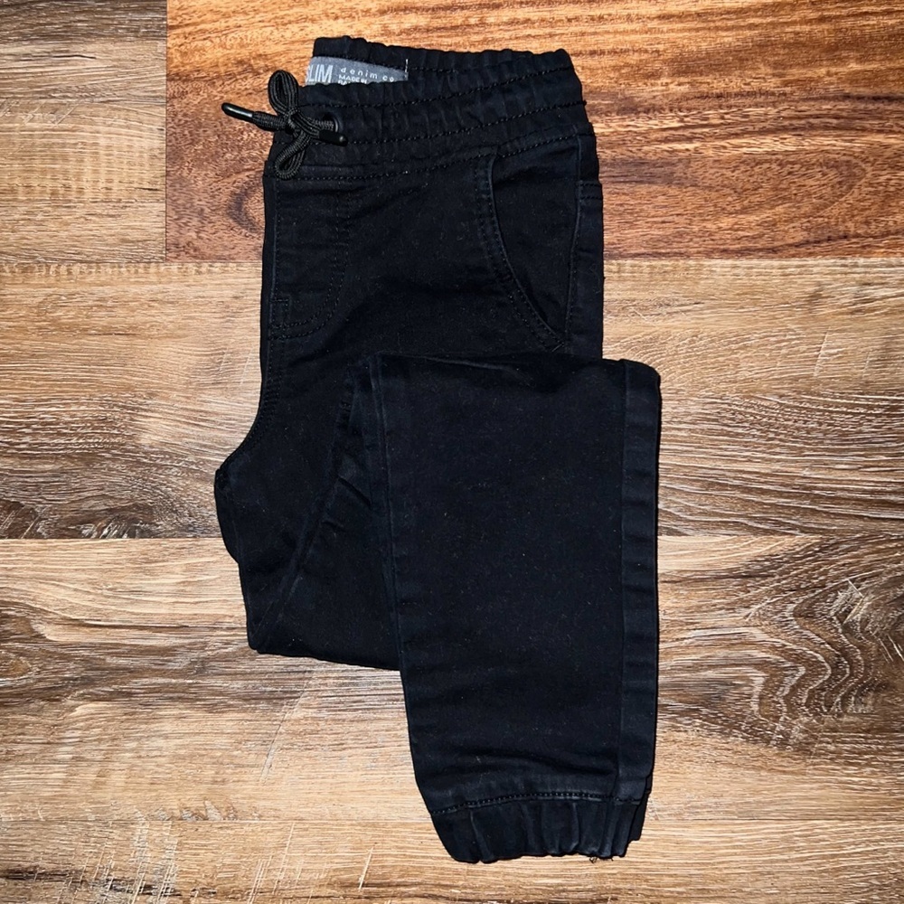 Primark Boys Jogger Pants - Black, Size 8-9 Yrs